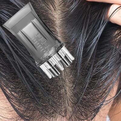 Applicateur d'Huile pour Cheveux - HairFlow™ - Gris - Boucle Adore