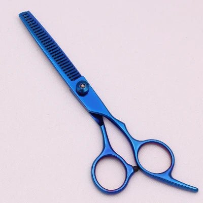 Ciseaux cheveux - HairScissorsPro™ - Bleu - Boucle Adore